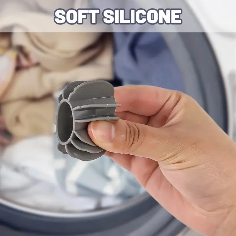 DAS Silicone Magic Laundry Ball / Reusable Alat Pembersih Bulu Pakaian 1
