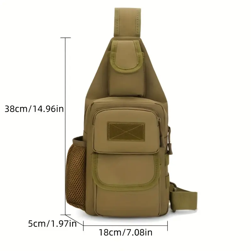New Hiking Tactical Backpack Single Shoulder Crossbody Chest Bag Multifunctional Waterproof Wear-resistant Backpack