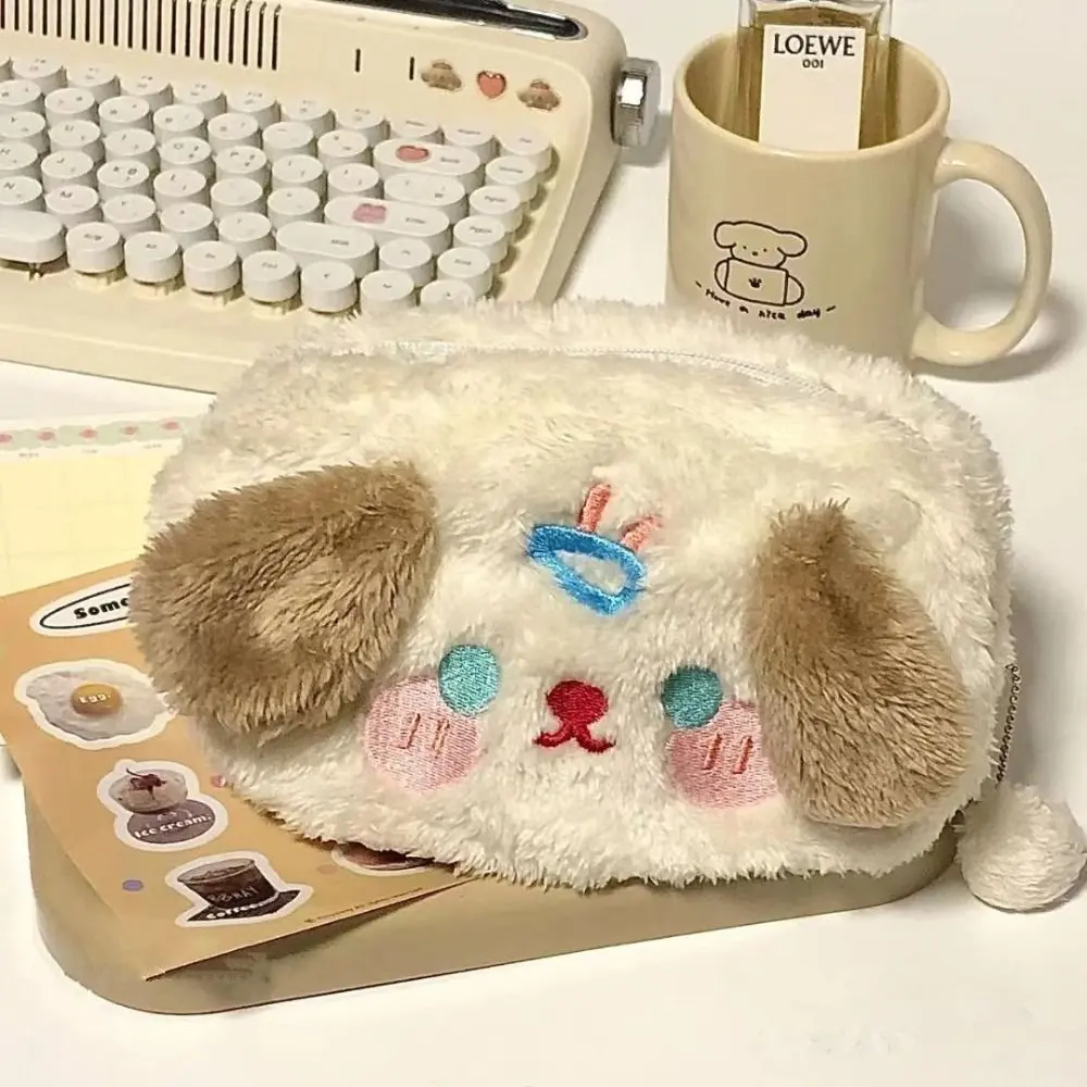 Túi Bút Chì Nhồi Bông Kawaii Cho Bé Gái, Túi Đựng Bút Dễ Thương, Hộp Dung Tích Lớn, Đồ Dùng Học Tập Cho Học Sinh, Văn Phòng Phẩm Hàn Quốc