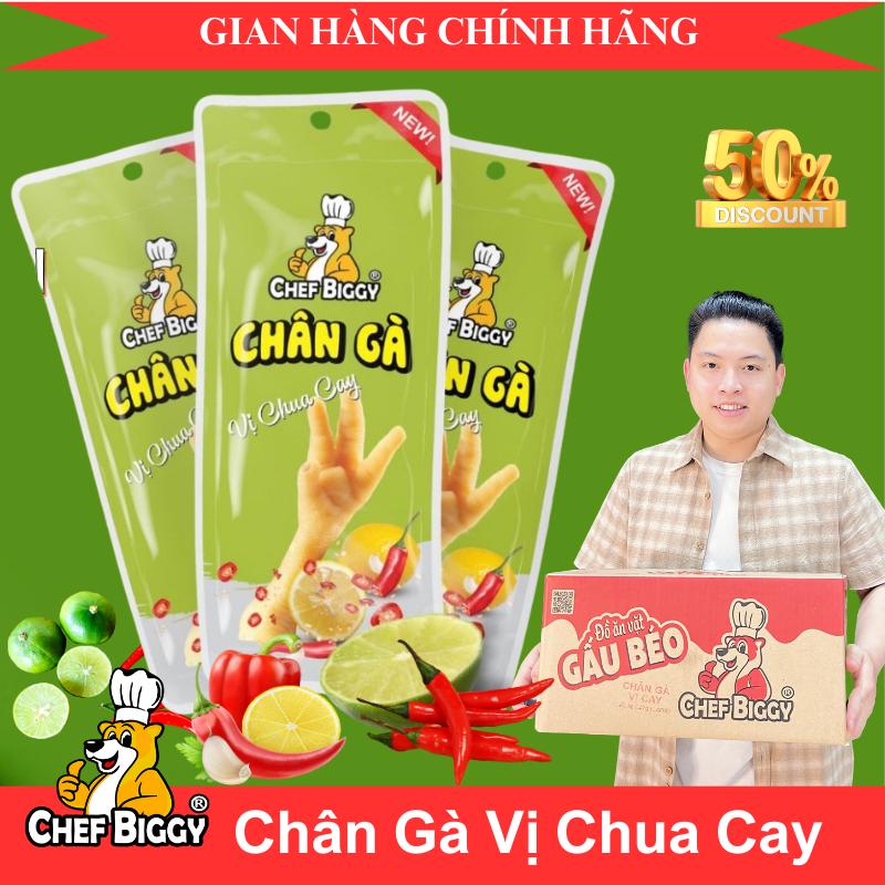 Chân Gà CHEF BIGGY Vị Chua Cay Chính Hãng (Vị Mới)