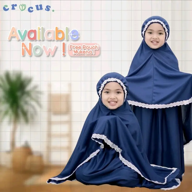 Mukena anak perempuan 2-5 tahun 7