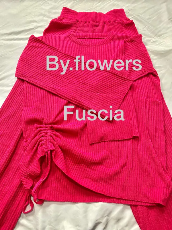 ZIVA KRUTY ONE SET RAJUT OVERSIZE JUMBO LENGAN PANJANG Atasan Baju Celana Kulot Serut Wanita  Setelan Muslim  Dewasa Bawahan Airflow Crinkle 1