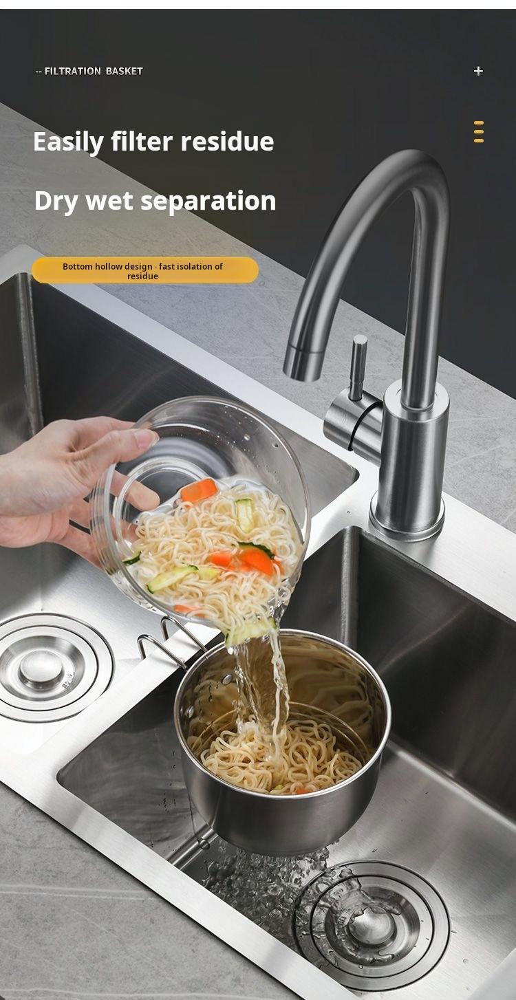 Product Introduction of Rổ Ráo Nước Treo, Dụng Cụ Tách Đa Năng, Để Rửa Rau Củ, Cho Bồn Rửa Nhà Bếp 6