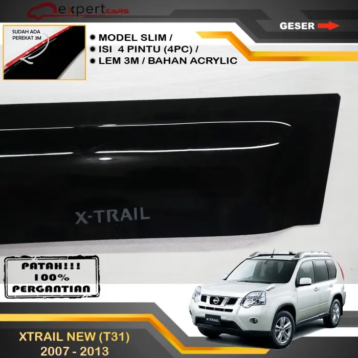 TALANG AIR XTRAIL NEW 2007 2008 2009 2010 2011 2012 T31 MODEL SLIM 3M 1