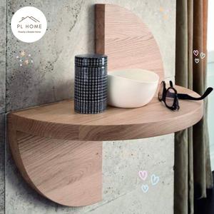 PL54 พร้อมส่ง ชั้นวางของอเนกประสงค์ ของใช้ในบ้าน วางโคมไฟข้างเตียง ทำจากไม้ยางพาราเกรดA สวยงาม แข็งแรง