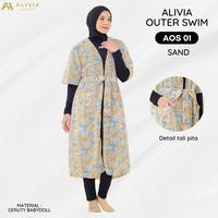 Gambar ALIVIA HOUSE - ALIVIA OUTER SWIM 01 Outer Swimwear kimono luaran berenang wanita - Sand, ALL SIZE dari Alivia House Official Kota Tangerang Selatan 3 Tokopedia