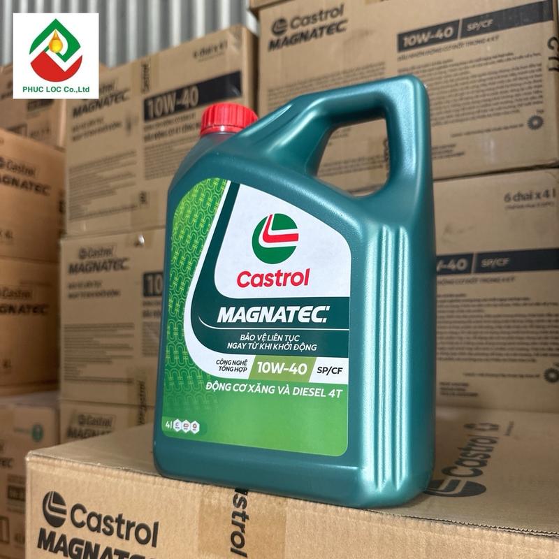 CASTROL MAGNATEC 10W40 API SP Dầu nhớt công nghệ tổng hợp cho động cơ máy xăng senfine co 1