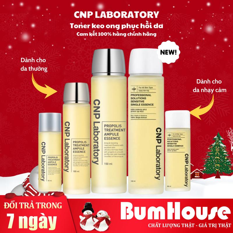 [ Tách Sét] Nước dưỡng tinh chất keo ong phục hồi da CNP Laboratory Propolis Treatment Ampule Essence 50ml/100ml /150ml