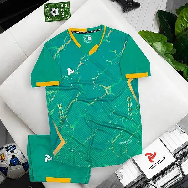 BỘ QUÀN ÁO BÓNG ĐÁ JUSTPLAY CROSS II - THIẾT KẾ ĐẸP MẮT LOGO IN NỔI, THOÁNG KHÍ, THOẢI MÁI HOẠT ĐỘNG - CÓ IN TÊN THEO YÊU CẦU Top Quần xl đầy màu sắc  Sport 6