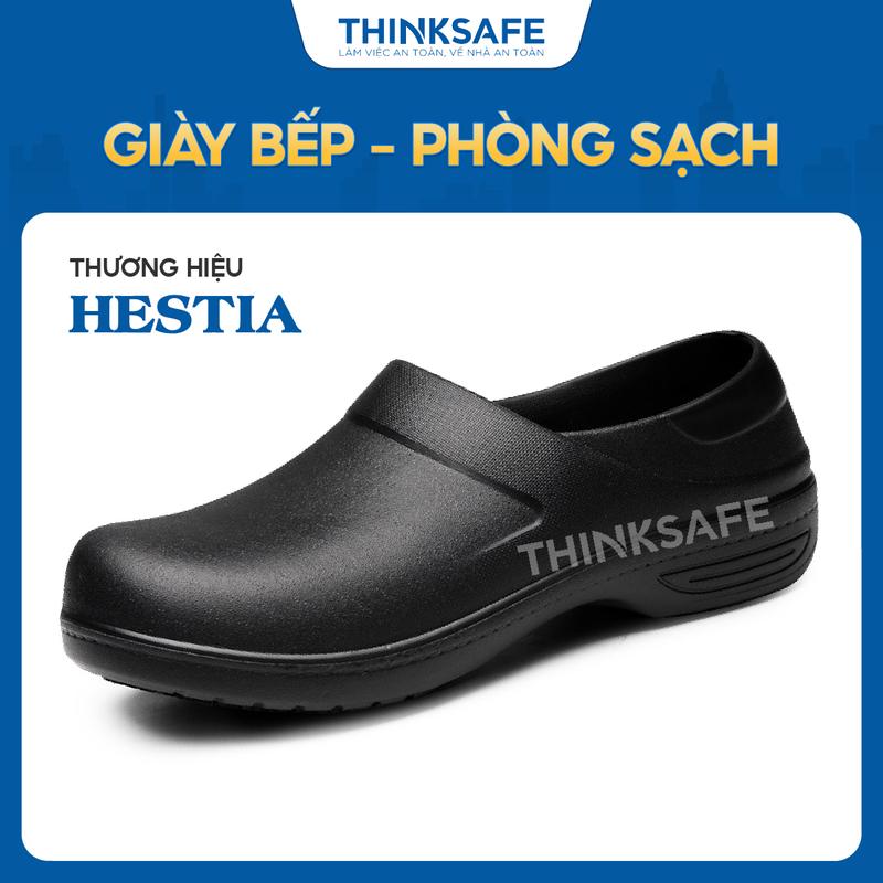 Giày làm bếp chống trượt cho nam nữ Hestia Giầy bếp siêu nhẹ dùng cho bệnh viện, xưởng spa - Thinksafe