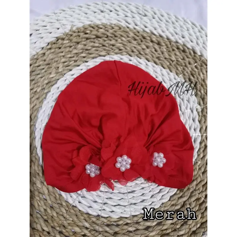 CIPUT ANAK CIPUT BAYI TURBAN ANAK TURBAN BAYI 0-3 TAHUN 3BUNGA 6