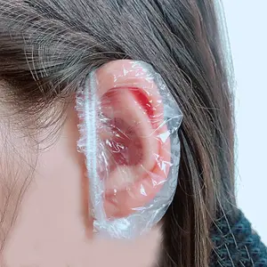 100 Pcs Penutup Telinga Sekali Pakai / Disposable Earmuff Plastik Shower