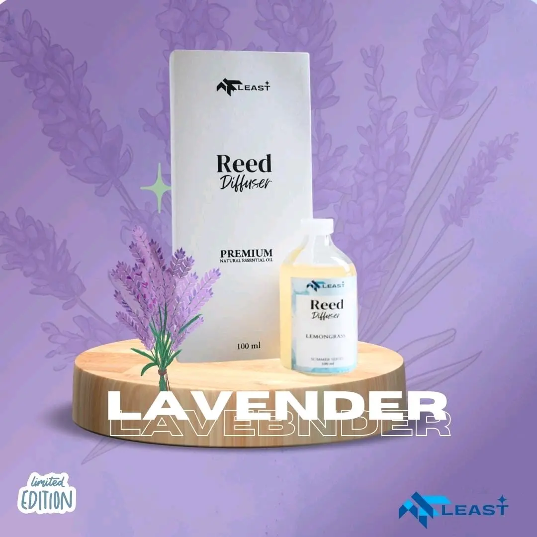 Reed Diffuser/ Pengharum Ruangan Variant Lavender 100ml by At Least