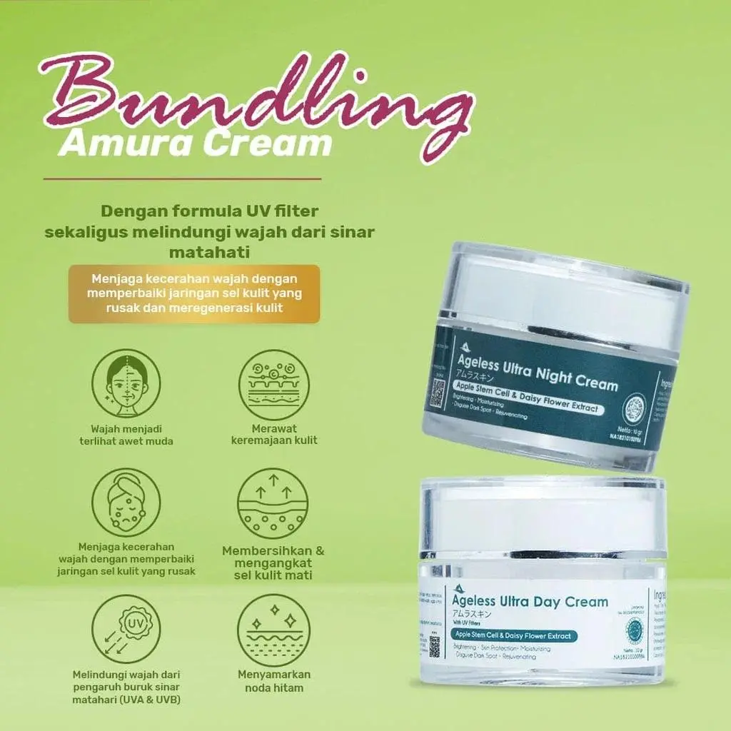 AMURA SKINCARE CREAM DAY NIGHT SERIES