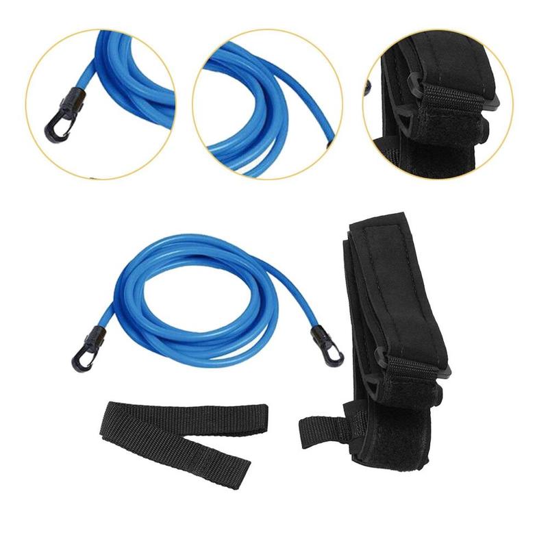 Product Introduction of Swimming Resistance Belt Improves Strength Coordination Practical Swim Training Belt 4M Swimming Training Belt for Women Men 2