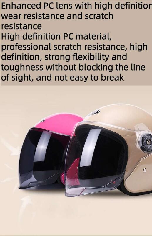 Product Introduction of men's women's electric vehicle helmets, rain and fog proof, four seasons general motorcycle helmets 3