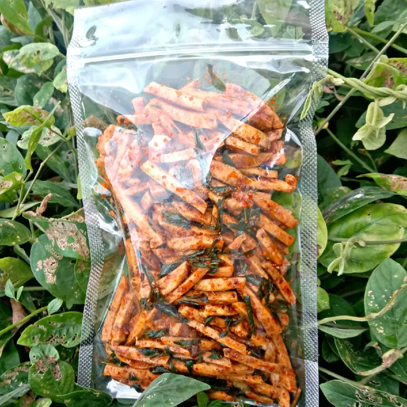 Basreng pedas daun jeruk paket 1 pcs 100grm. Cemilan 0