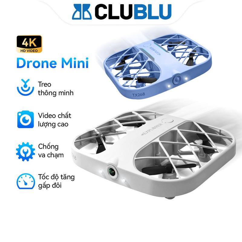 -CLUBLU- Drone F107 Flycam 4K Giá Rẻ Máy bay Mini Không Người Lái Chất Lượng UAV 5G Điều Khiển Từ Xa Camera