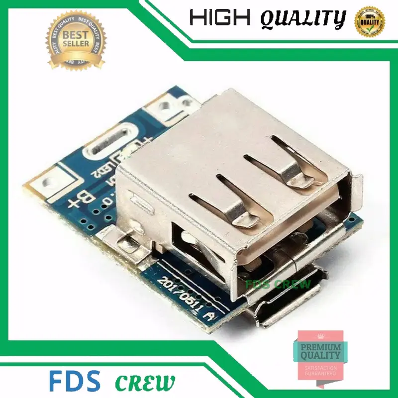 Modul Powerbank 1 Slot Step Up Micro USB 5V Multi Charger 1