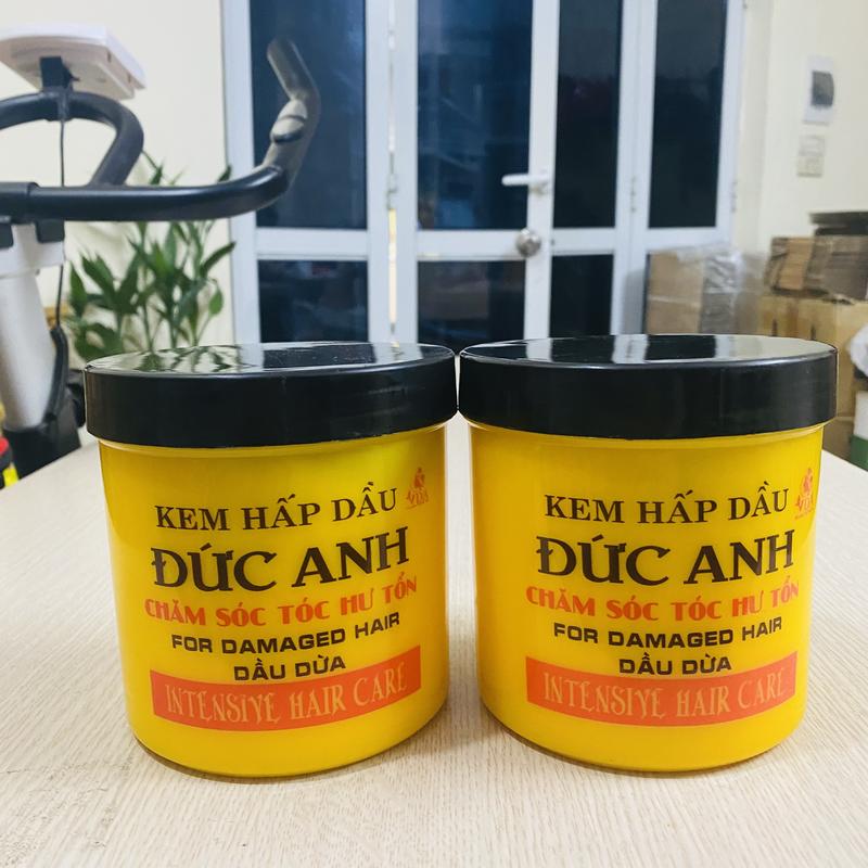 Combo 2 hũ kem hấp dầu Mia Store tinh dầu dừa và bưởi giúp phụ hồi tóc khô xơ, mọc tóc con, tóc bồng bềnh, mềm mượt Gội Đầu Nữ