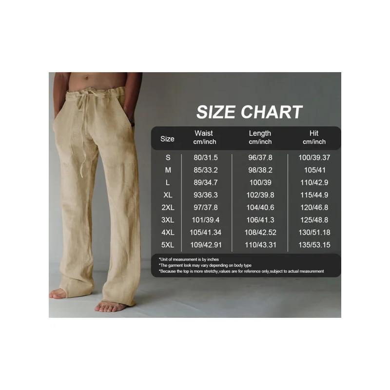 Vintage Loose Patchwork Print Men's Pants Summer Thin Casual Men's Pants Travel Vacation Casual Pants Men's Clothing Sweatpants 5