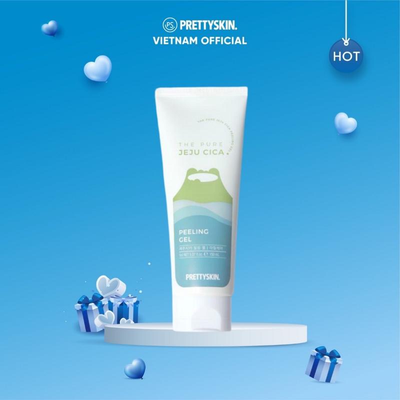 Tẩy da chết vật lý prettyskin 150ml hỗ trợ làm sạch da