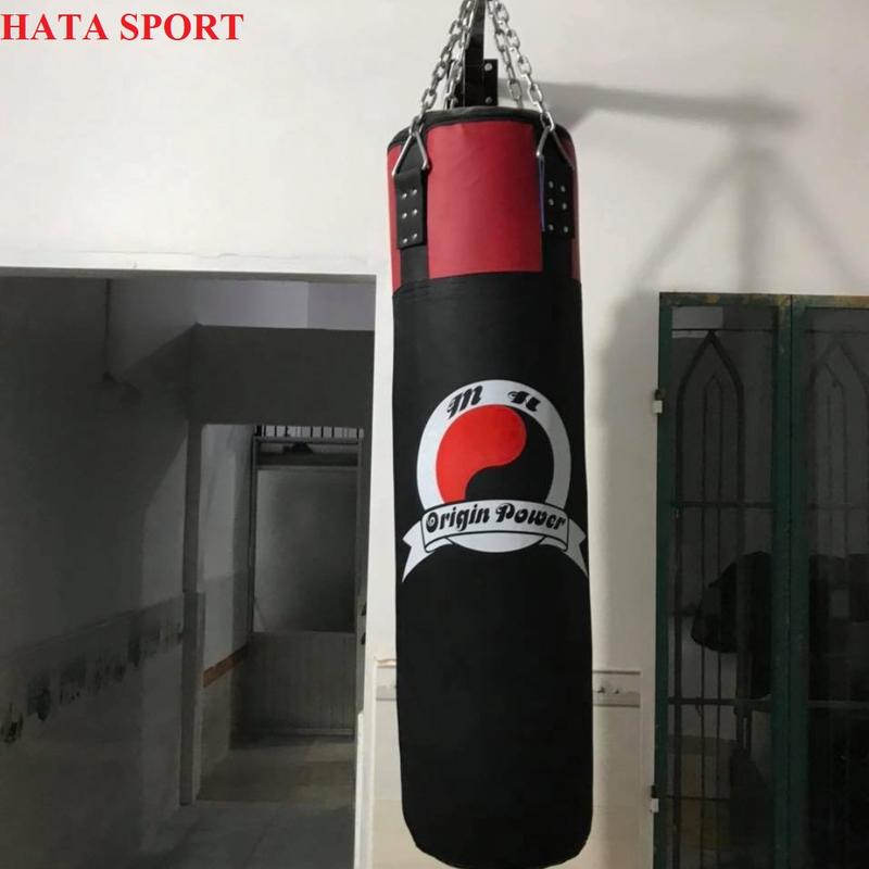 Bao đấm bốc boxing đã nhồi hoàn thiện dây xích cao cấp HATA SPORT 6