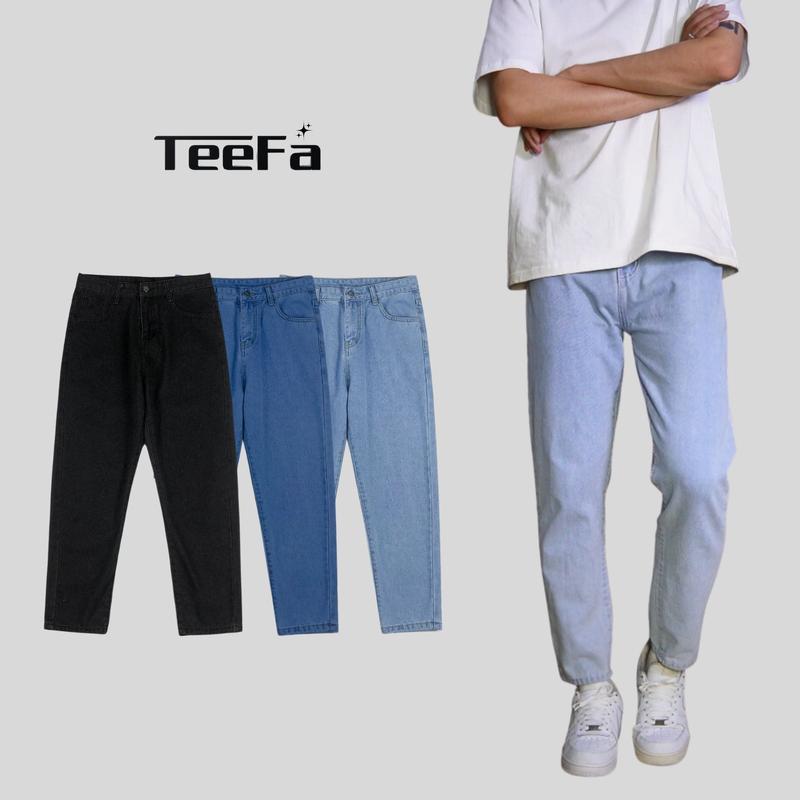 (AFF) Quần Baggy Jean Nam TR01, Quần Jean Baggy Quốc Dân 2024 Menswear Pants Có Túi