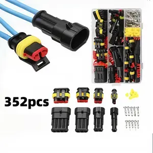 352pcs/set Soket Socket Konektor Kabel Anti Air Waterproof Dengan Skun