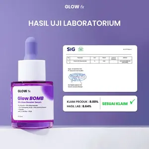 (DISTRIBUTOR RESMI) GLOW FX Glow Bomb Serum - Serum Glowing & Bekas Jerawat 19% Brightening Power pencerah