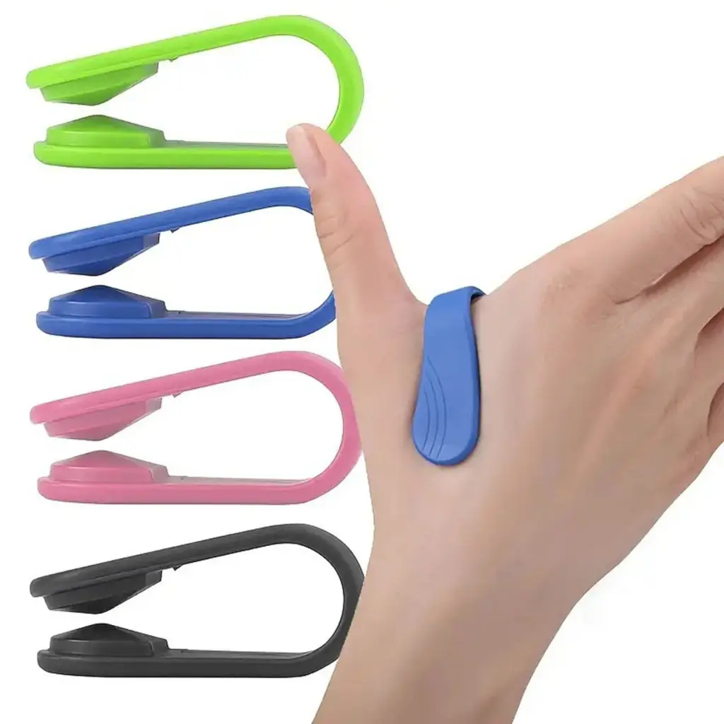 Leiing- Acupuncture Point Pain Relief Tool Pain Relief Massage Clip Portable Acupressure Hand Clip for Migraine Relief Men Women Headache Tension Massage Tool 2pcs Set
