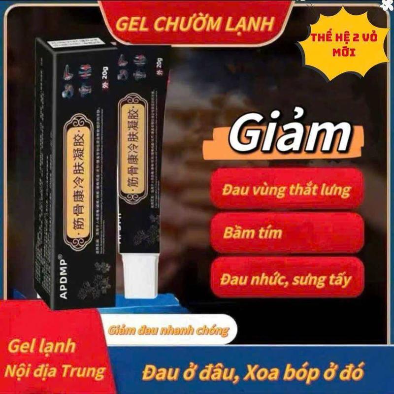Gel trườm lạnh đau thắt lưng - Kem bôi xương khớp đau cơ bong gân giảm sưng tê mỏi 20g tuankietque2410