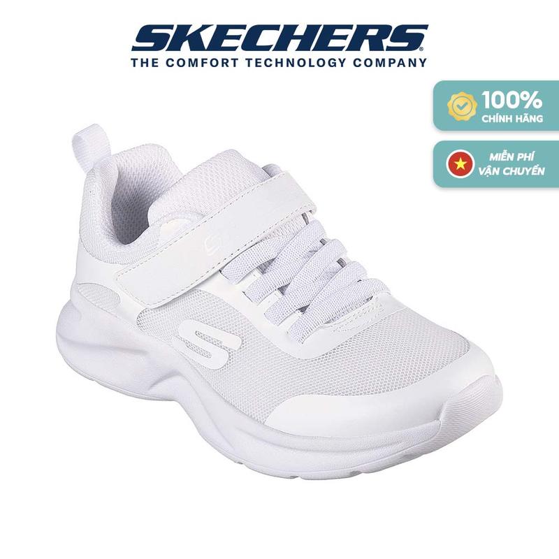 Skechers Bé Gái Giày Thể Thao Dynamatic Shoes - 303552L-WHT Sneaker Sport Kids