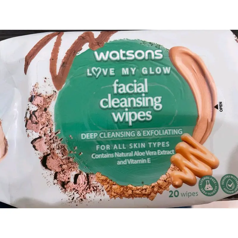 Watsons facial cleansing wipes/kapas pembersih wajah 3