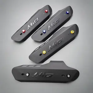 PROMO COD Cover Knalpot Universal Semua Motor Mio Bahan Anti Pecah Plus 2Pcs Baut Kerucut - Tameng Knalpot Semua Motor Mio Soul, Mio M3 , Mio Smile, Mio S , Mio Sporty , Mio GT Dan Lainnya