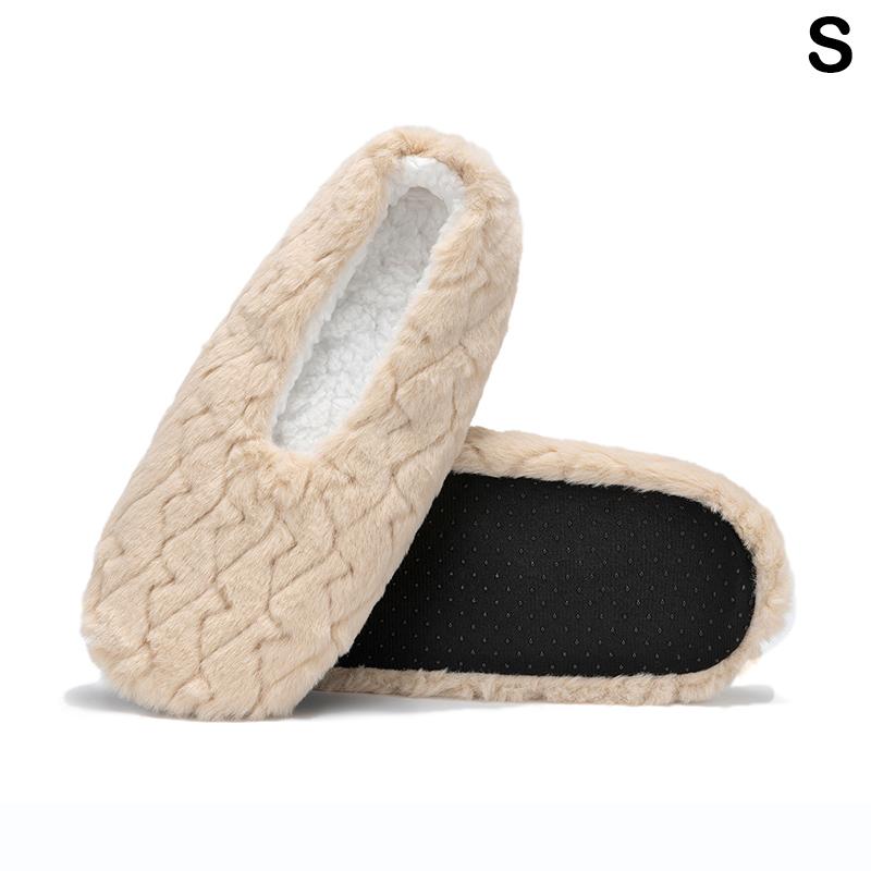 Product Introduction of Women's Warm Floor Socks Fall Winter Home Non Slip Plush Soft Comfortable Thicken Solid Colour Ladies Indoor Slippers Socks 17