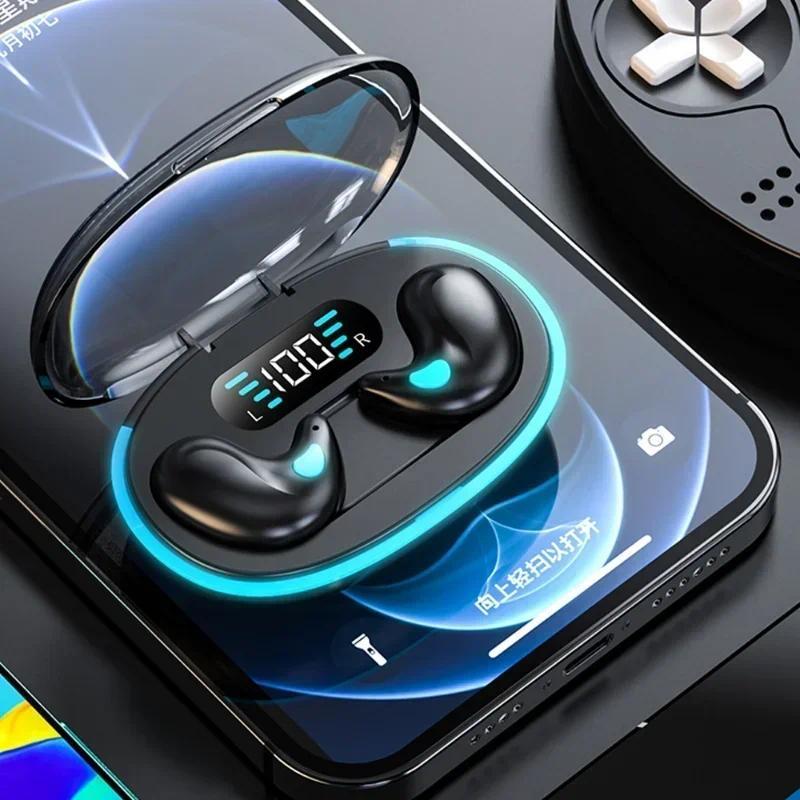 Product Introduction of Tai Nghe Nhét Tai Nghe Khi Ngủ, Tai Nghe Mini Không Dây, Dành Cho Công Việc, Tai Nghe Bluetooth TWS Âm Thanh Nổi, Thiết Bị Giấu Kín Có Mic, Cuộc Gọi HD, Chống Nước, X55 4