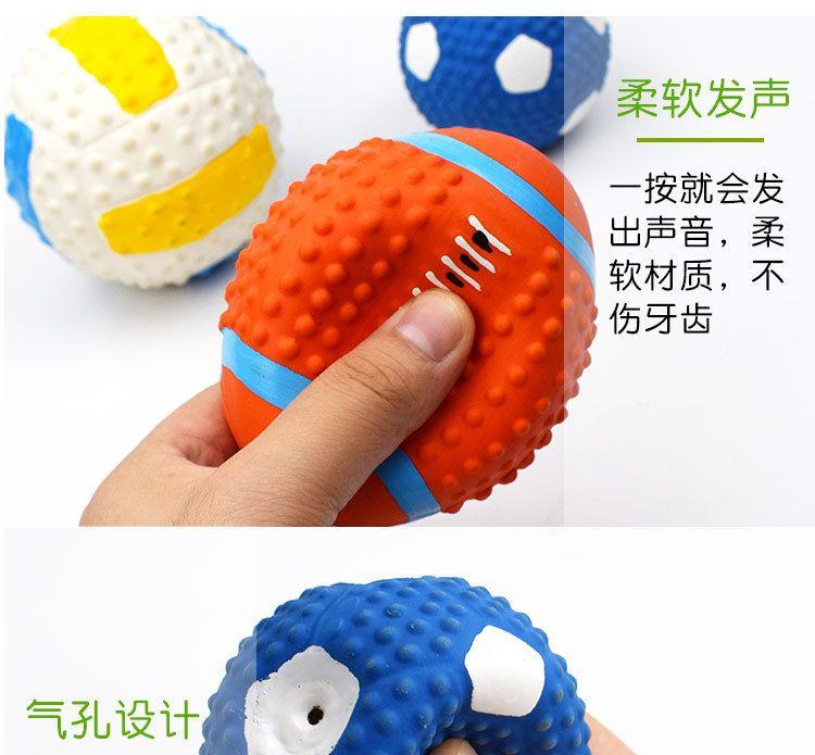 Product Introduction of Đồ chơi cho chó, Chống vết cắn, Thích hợp cho chó lớn, Trung Bình và Nhỏ Răng Hàm Teddy / Golden Retriever, Bull chân không, Bóng đồ chơi, Bóng bầu dục cho chó, có âm thanh 17
