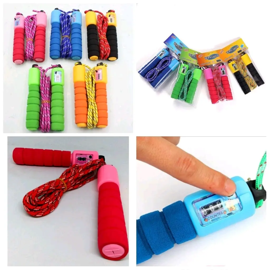 Skipping Rope Lompat Tali dengan Penghitung Counter Random Outdoor