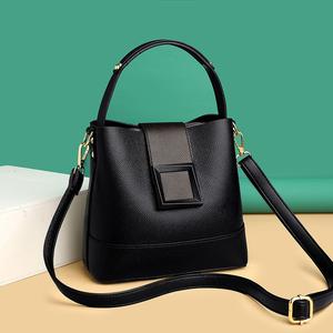 Women's Large Capacity Versatile Bucket Bag, Solid Color Fashionable Bag, Suitable for Shopping and Work, An Excellent Gift for Girlfriend, Mother, or Female Friends