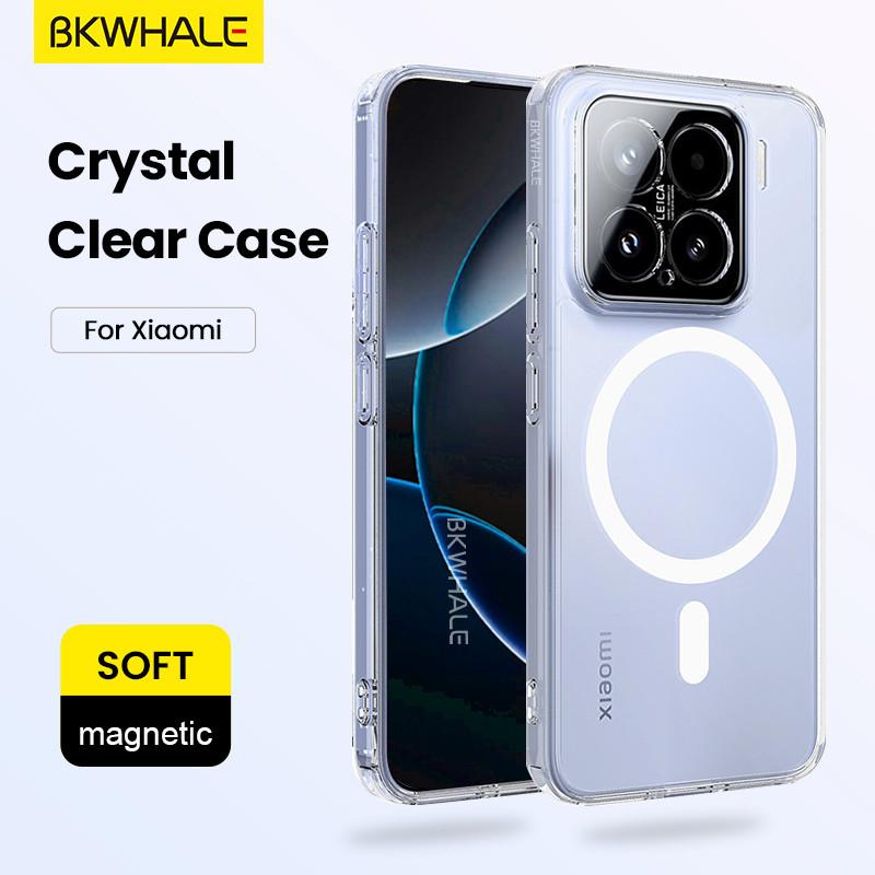 Ốp lưng từ tính trong suốt BKWHALE cho Xiaomi 17T 15T 14T 17 15 14 Pro F9 F8 F7…