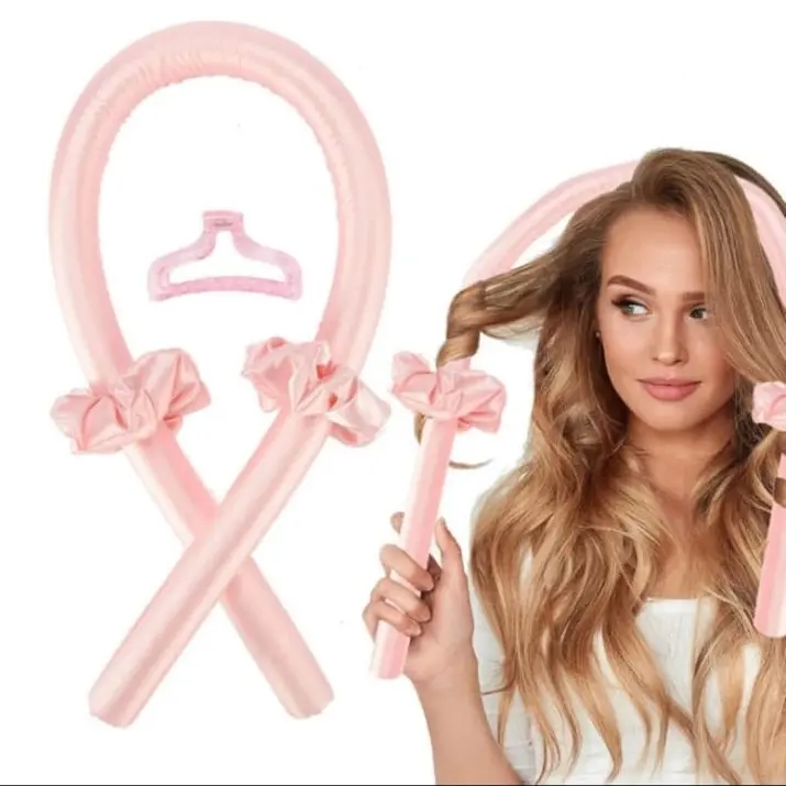 Heatless Hair Curler Lazy Styling Curling No Heat Alat Keriting Rambut Easy to Use Hair Styling Sisir 0
