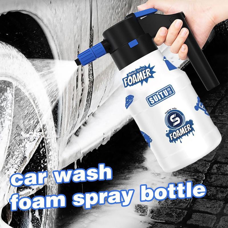 Product Introduction of Electric Car Wash Foam Watering Can High Pressure Pa Pneumatic Universal Type Pot Spray 29