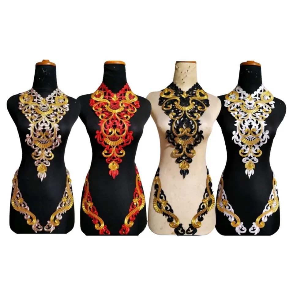 Renda bordir coker motif dhena