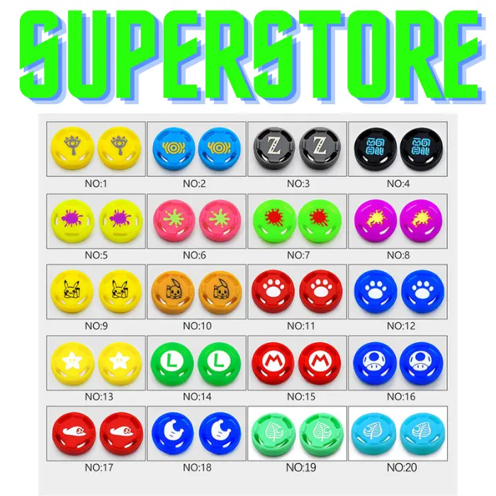 Thumb Grips For Nitendo Switch Joycon ThumbGrip - Analog Joycon - Silikon Cap Joycon