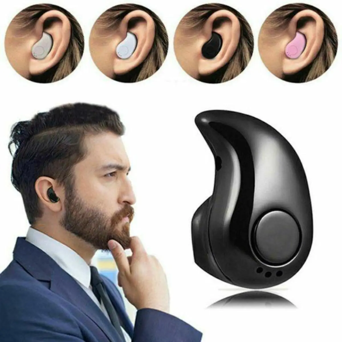 S530 Mini Wireless Bluetooth Headset Earphones Audio Stereo