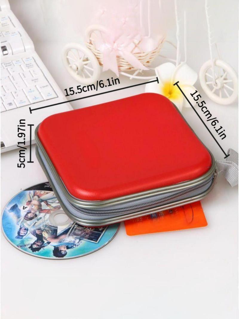 Product Introduction of Portable CD Storage Box, CD & DVD Storage Case, Multifunctional CD Organizer for Home & Car, Bag Accessories for Men & Women 1