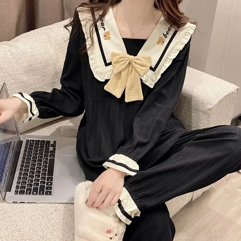 Dễ Thương Và Ngọt Ngào,  Áo Dài, Ngoại Cỡ, Thích Hợp Cho Mùa Xuân Và Mùa Thu, Bộ Đồ Mặc Nhà dobo ngan tay Top đồ  ngủ muji đồ  ngủ jem closet đồ  ngủ dây labubu đồ  ngủ len ruka  đồ forever đồ  ngủ ngựa vằn set  đồ hình bánh mì áo  choàng capybara 0