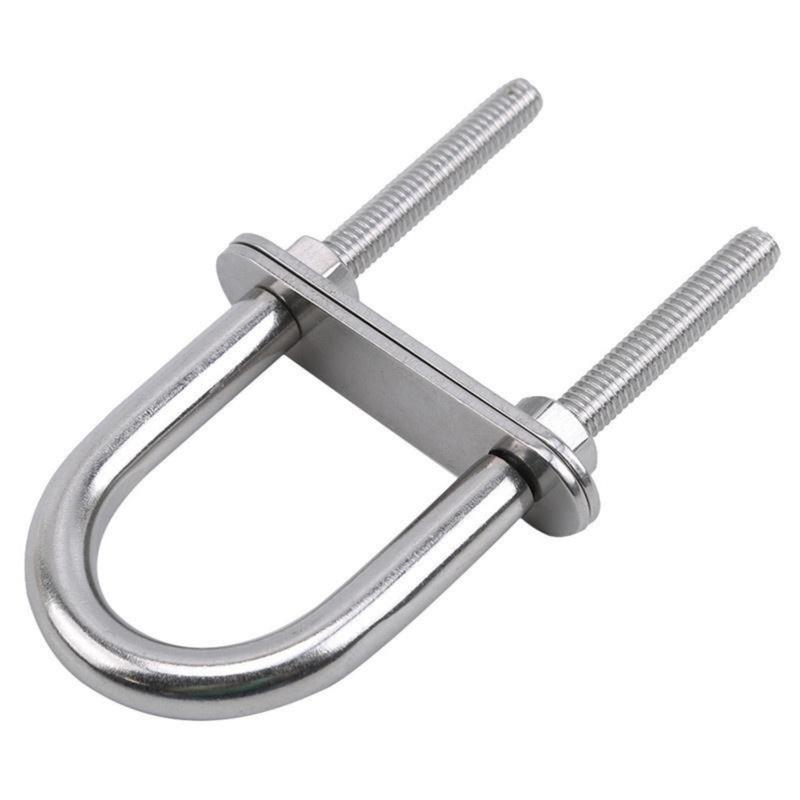 Cà Vạt Thuyền Buồm Stern Eye U-Bolt, Thép Không Gỉ, Bu Lông Hàng Hải, Thích Hợp Cho Bu Lông Dây Buộc, Thay Thế Cho Thuyền Buộc, Bu Lông U Hàng Hải, Phụ Kiện Thuyền, AH, 1 Cái 6