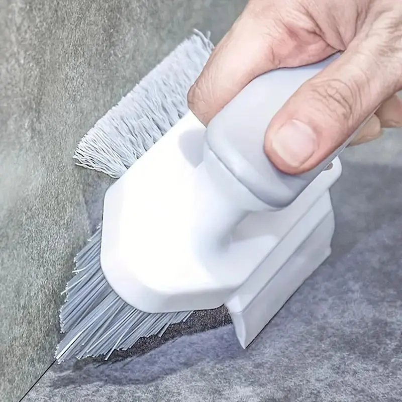 2 in 1 Gap & Floor Cleaning Brush, 1 Count Portable Durable Plastic Material Cleaning Brush, Suitable for Bathroom, Kitchen, Living Room